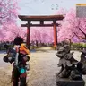 樱岛动漫风 - 樱花树颜色美化