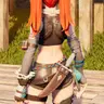 时尚运动风女性护甲 (Fashionable sporty female armor)